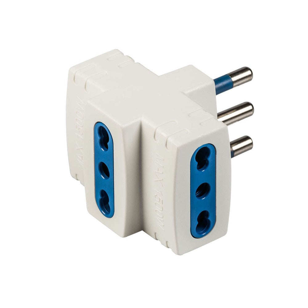 Adattatore Triplo Elix S16-P10/16 452 Bianca - Polypool Adattatore Triplo Elix S16-P10/16 452 Bianca - Polypool